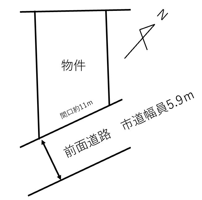 野洲市冨波乙　建築条件無し住宅用地-03